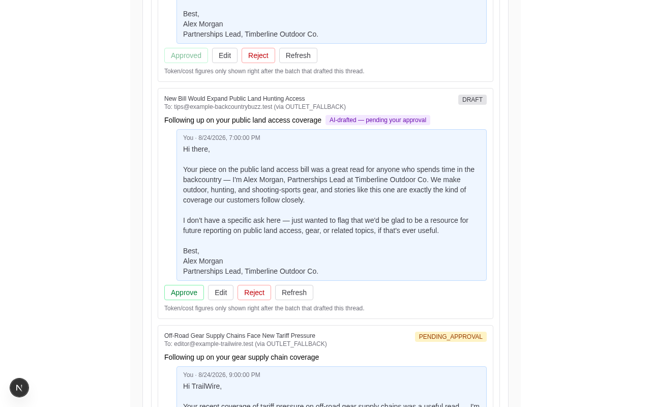 AI draft review